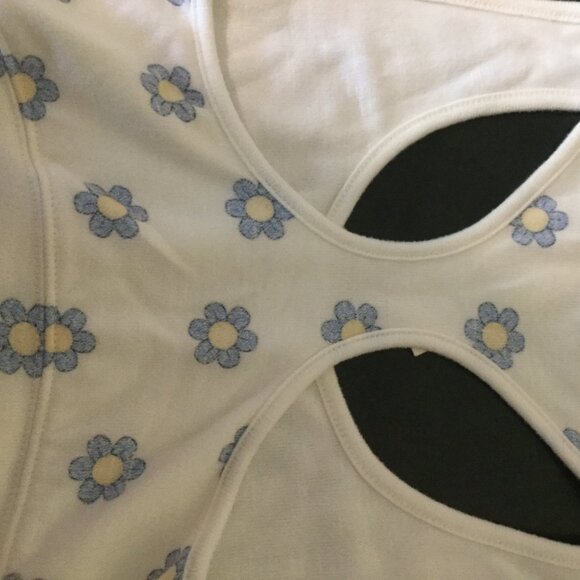 NWT Daisy Tank Bra Z Lounge by Z Supply size large razor style back - Picture 4 of 4